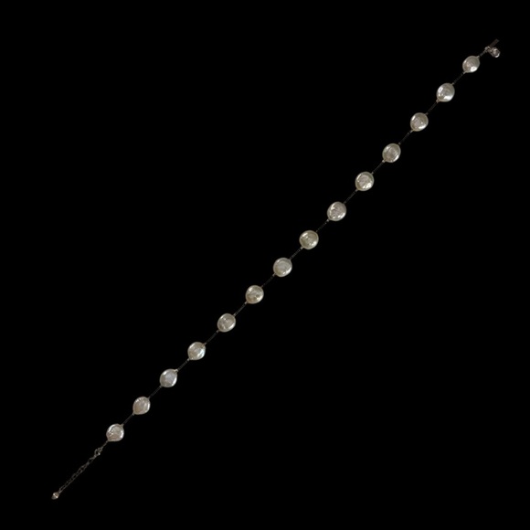 Margo Morrison | Sterling Silver Coin Pearl Necklace | 20” Adjustable - Picture 10 of 14